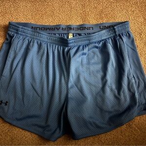 Under Armour Steel Blue Mesh Shorts